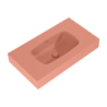 UMYWALKA DIMPLE 80 ŚCIENNA, MARMUR TERRA PINK MATT ELITA 168859 / RE040800026600