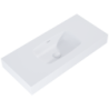 UMYWALKA DIMPLE 100 ŚCIENNA, MARMUR WHITE MATT ELITA 168860 / RE041000025290