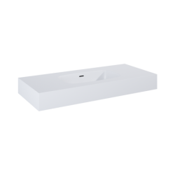 UMYWALKA DIMPLE 100 ŚCIENNA, MARMUR WHITE MATT ELITA 168860 / RE041000025290