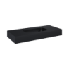 UMYWALKA DIMPLE 100 ŚCIENNA, MARMUR BLACK MATT ELITA 168863 / RE041000027160
