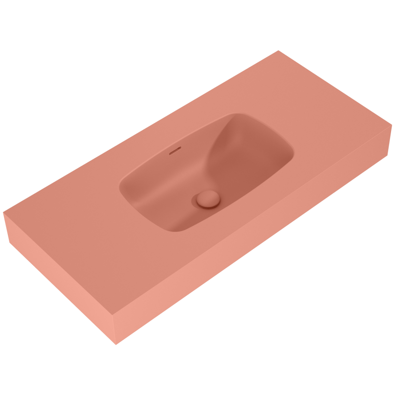 UMYWALKA DIMPLE 100 ŚCIENNA, MARMUR TERRA PINK MATT ELITA 168867 / RE041000026600