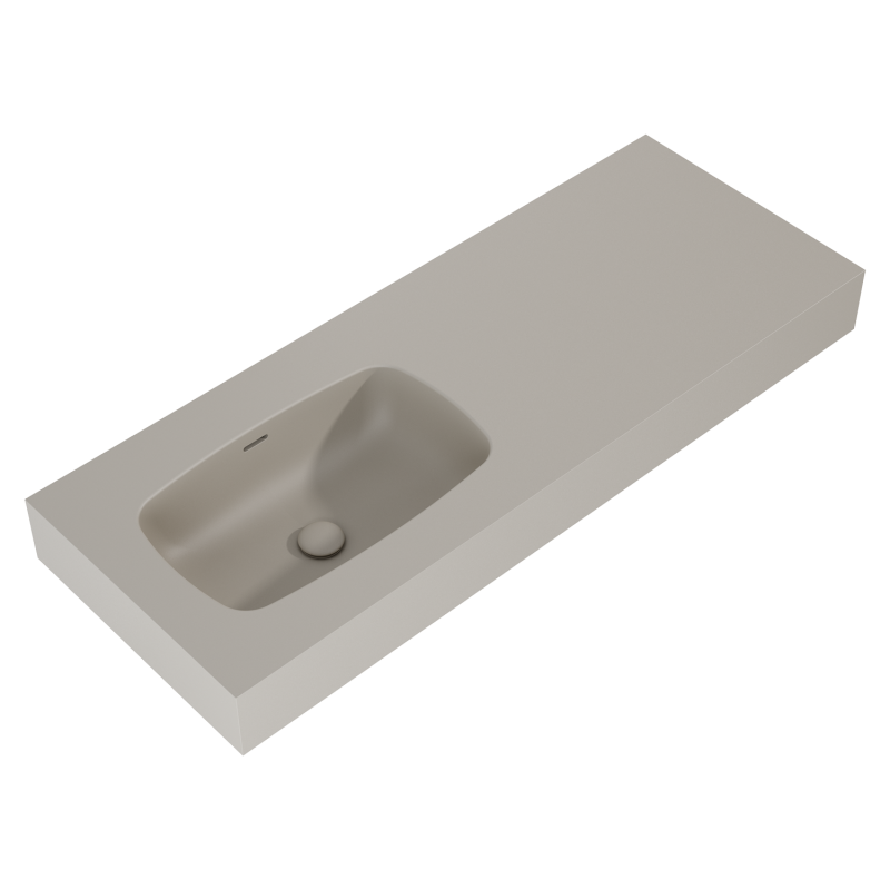 UMYWALKA DIMPLE 120 LEWA (60+60) ŚCIENNA, MARMUR FUME MATT ELITA 168874 / RE041201027020