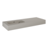 UMYWALKA DIMPLE 120 LEWA (60+60) ŚCIENNA, MARMUR FUME MATT ELITA 168874 / RE041201027020
