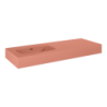 UMYWALKA DIMPLE 120 LEWA (60+60) ŚCIENNA, MARMUR TERRA PINK MATT ELITA 168875 / RE041201026600