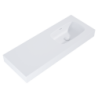 UMYWALKA DIMPLE 120 PRAWA (60+60) ŚCIENNA, MARMUR WHITE MATT ELITA 168876 / RE041202025290