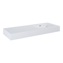 UMYWALKA DIMPLE 120 PRAWA (60+60) ŚCIENNA, MARMUR WHITE MATT ELITA 168876 / RE041202025290