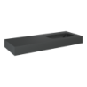 UMYWALKA DIMPLE 120 PRAWA (60+60) ŚCIENNA, MARMUR ANTHRACITE MATT ELITA 168878 / RE041202026010
