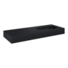 UMYWALKA DIMPLE 120 PRAWA (60+60) ŚCIENNA, MARMUR BLACK MATT ELITA 168879 / RE041202027160