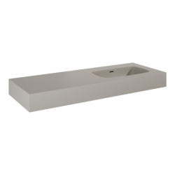 UMYWALKA DIMPLE 120 PRAWA (60+60) ŚCIENNA, MARMUR FUME MATT ELITA 168882 / RE041202027020