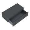 KOMODA SPLIT SLIM 100 1S ANTHRACITE MATT Z BLATEM ELITA 168940 / RE081004056010