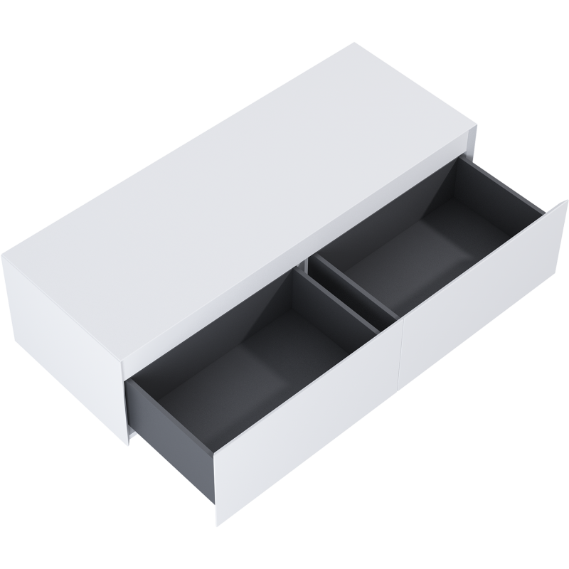 KOMODA SPLIT SLIM 120 2S WHITE MATT Z BLATEM ELITA 168945 / RE081204055290