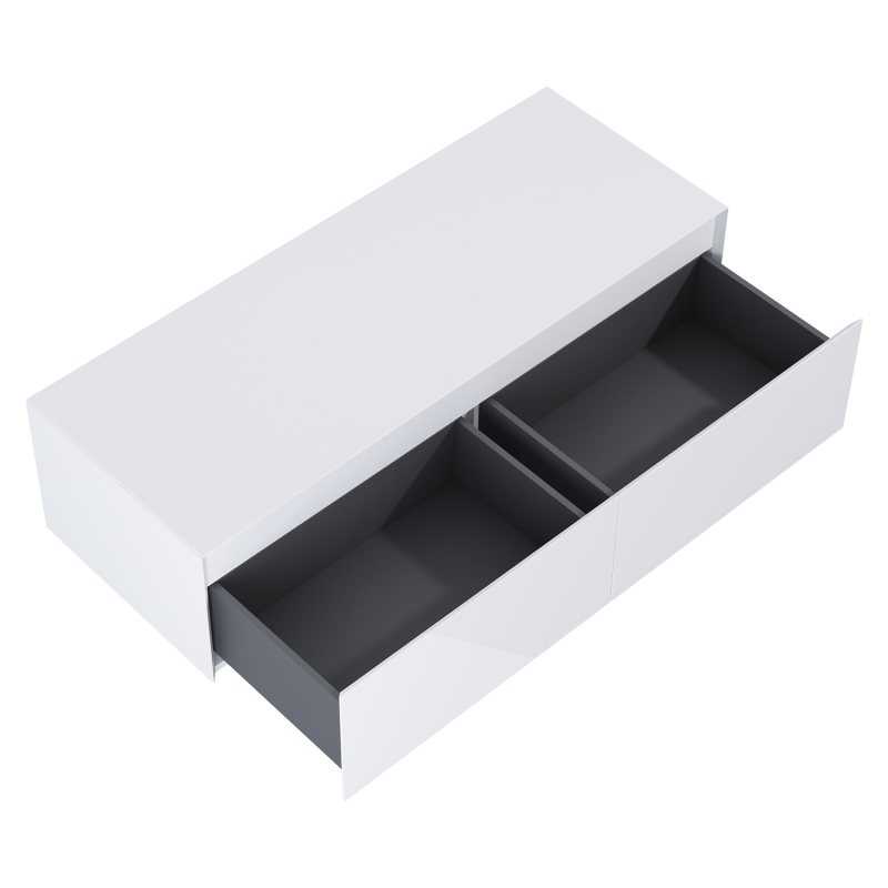 KOMODA SPLIT SLIM 120 2S WHITE HG Z BLATEM ELITA 169108 / RE081204058060