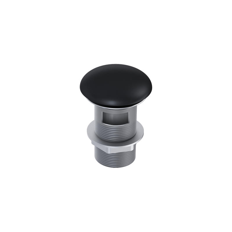 KOREK UMYWALKOWY KLIK-KLAK Z PRZELEWEM BLACK MATT ELITA 169455 / RE090000037160
