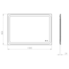 LUSTRO LED MIA 100/80 ELITA 169511 / RE069511000010