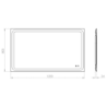 LUSTRO LED MIA 120/80 ELITA 169512 / RE069512000010
