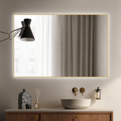 LUSTRO LED SHARON SQUARE 120/80 GOLD ELITA 169522 / RE061203015570