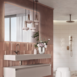 LUSTRO LED SHARON SQUARE 120/80 ROSE GOLD ELITA 169526 / RE061203015450