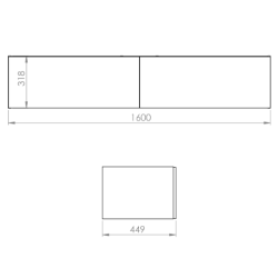 KOMODA LOOK SLIM 160 2S ANTHRACITE HG ELITA 169473 / RE081604026610