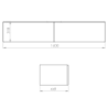 KOMODA LOOK SLIM 160 2S ANTHRACITE HG ELITA 169473 / RE081604026610