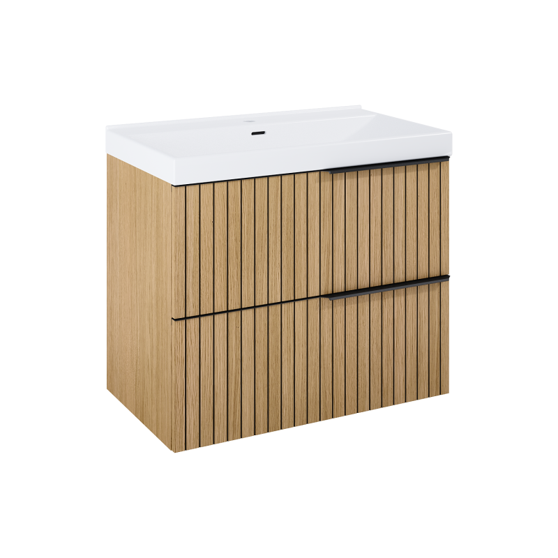 SZAFKA ASAMI 80 2S DĄB NATURALNY FORNIR ELITA 169432 / RE010800156690