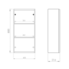WISZĄCA FOR ALL 40 1D (21,6) BLACK HG ELITA 169667 / RE140400073510