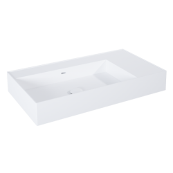 UMYWALKA LEVEL 80 LEWA ŚCIENNA, SOLID-SURFACE WHITE MATT ELITA RE041461175290