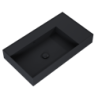 UMYWALKA LEVEL 80 LEWA ŚCIENNA, SOLID-SURFACE BLACK MATT ELITA RE041461177160