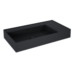 UMYWALKA LEVEL 80 LEWA ŚCIENNA, SOLID-SURFACE BLACK MATT ELITA RE041461177160