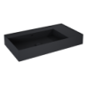 UMYWALKA LEVEL 80 LEWA ŚCIENNA, SOLID-SURFACE BLACK MATT ELITA RE041461177160