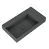 UMYWALKA LEVEL 80 LEWA ŚCIENNA, SOLID-SURFACE ANTHRACITE MATT ELITA RE041461176010