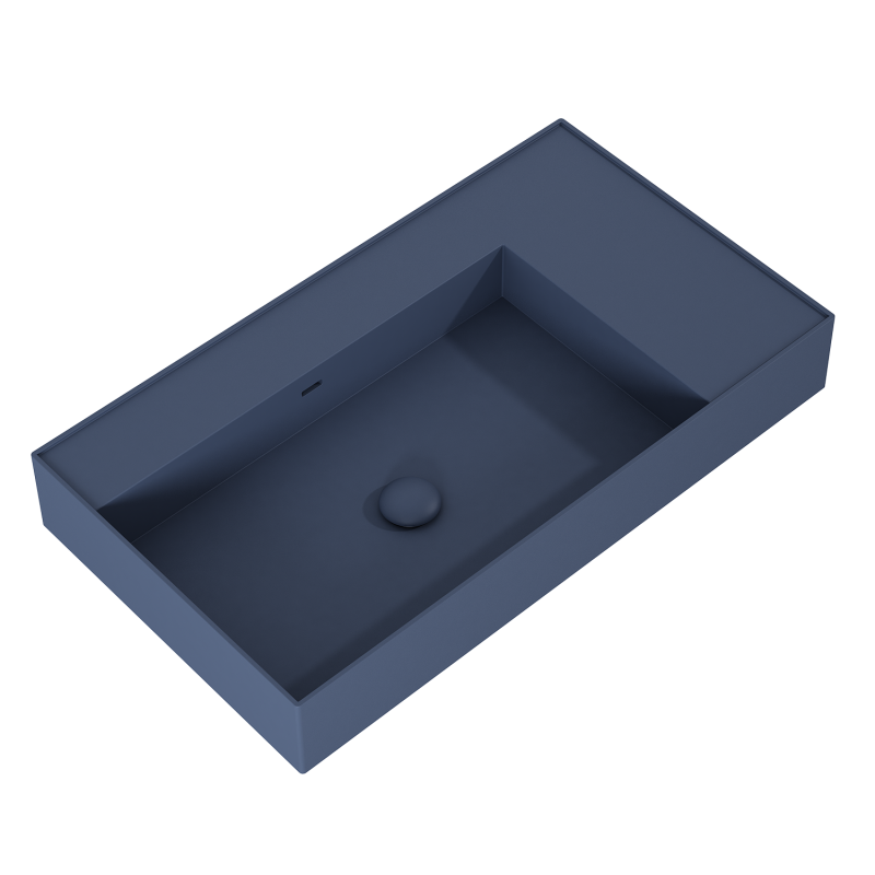 UMYWALKA LEVEL 80 LEWA ŚCIENNA, SOLID-SURFACE NAVY BLUE MATT ELITA RE041461177030
