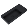 UMYWALKA LEVEL 100 LEWA ŚCIENNA, SOLID-SURFACE BLACK MATT ELITA RE041461187160