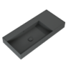UMYWALKA LEVEL 100 LEWA ŚCIENNA, SOLID-SURFACE ANTHRACITE MATT ELITA RE041461186010