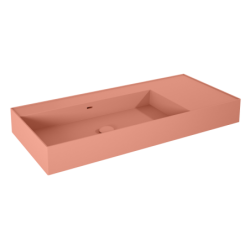 UMYWALKA LEVEL 100 LEWA ŚCIENNA, SOLID-SURFACE TERRA PINK MATT ELITA RE041461186600