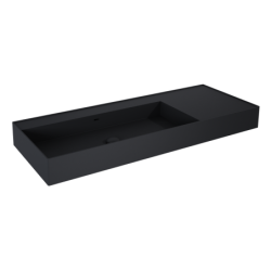 UMYWALKA LEVEL 120 LEWA ŚCIENNA, SOLID-SURFACE BLACK MATT ELITA RE041461197160