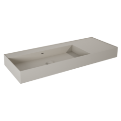 UMYWALKA LEVEL 120 LEWA ŚCIENNA, SOLID-SURFACE FUME MATT ELITA RE041461197020