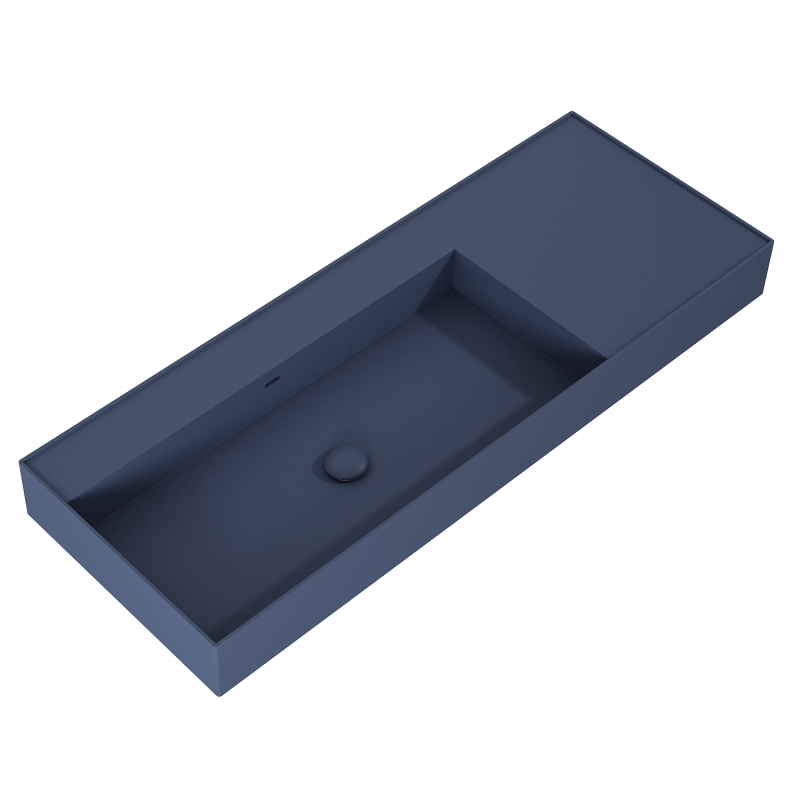 UMYWALKA LEVEL 120 LEWA ŚCIENNA, SOLID-SURFACE NAVY BLUE MATT ELITA RE041461197030