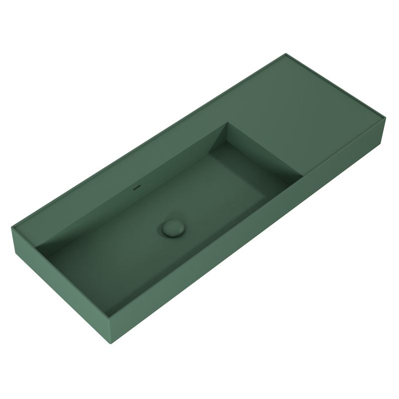 UMYWALKA LEVEL 120 LEWA ŚCIENNA, SOLID-SURFACE FOREST GREEN MATT ELITA RE041461197010