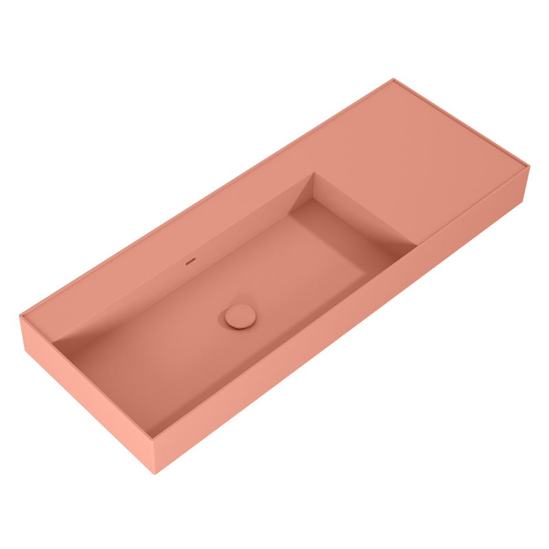 UMYWALKA LEVEL 120 LEWA ŚCIENNA, SOLID-SURFACE TERRA PINK MATT ELITA RE041461196600