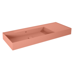 UMYWALKA LEVEL 120 LEWA ŚCIENNA, SOLID-SURFACE TERRA PINK MATT ELITA RE041461196600