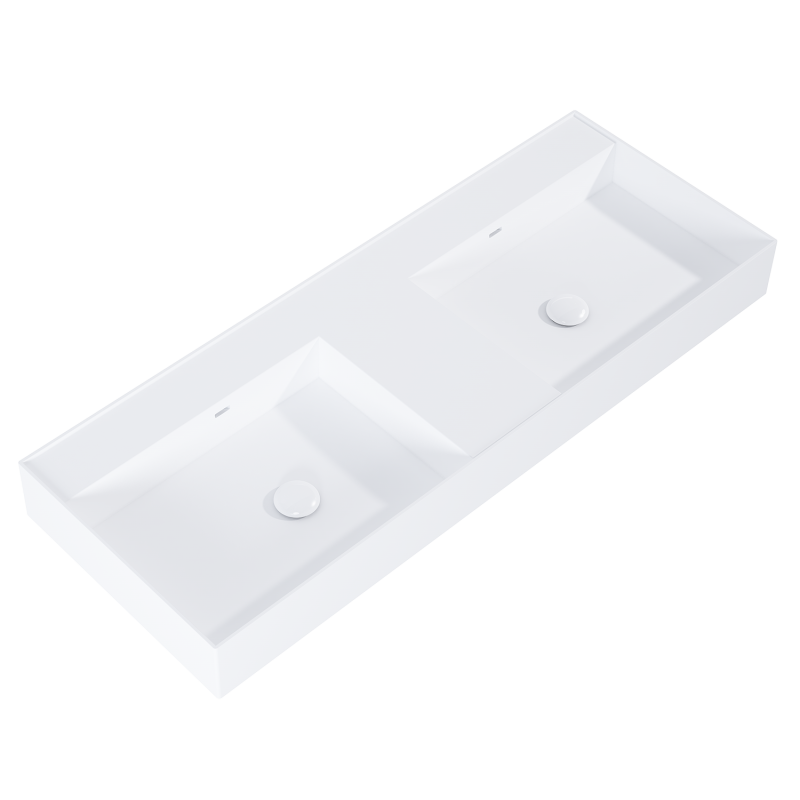 UMYWALKA LEVEL 120 DUO ŚCIENNA, SOLID-SURFACE WHITE MATT ELITA RE041461205290