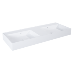UMYWALKA LEVEL 120 DUO ŚCIENNA, SOLID-SURFACE WHITE MATT ELITA RE041461205290