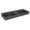 UMYWALKA LEVEL 120 DUO ŚCIENNA, SOLID-SURFACE ANTHRACITE MATT ELITA RE041461206010
