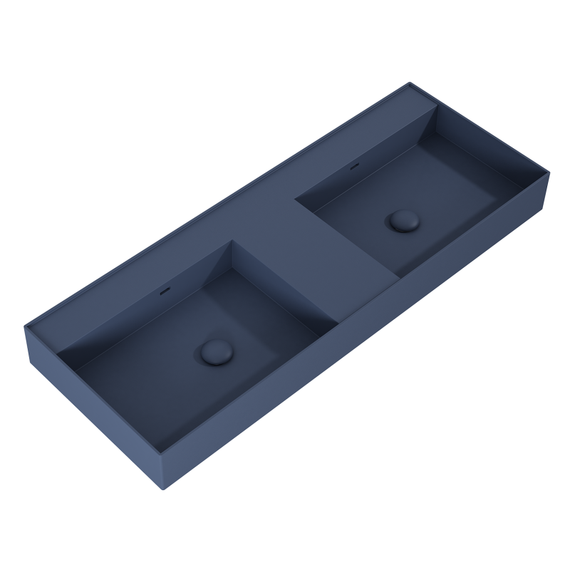 UMYWALKA LEVEL 120 DUO ŚCIENNA, SOLID-SURFACE NAVY BLUE MATT ELITA RE041461207030