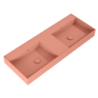 UMYWALKA LEVEL 120 DUO ŚCIENNA, SOLID-SURFACE TERRA PINK MATT ELITA RE041461206600