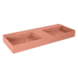 UMYWALKA LEVEL 120 DUO ŚCIENNA, SOLID-SURFACE TERRA PINK MATT ELITA RE041461206600