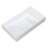 UMYWALKA LEVEL 80 LEWA ŚCIENNA, SOLID-SURFACE BICOLOR WHITE MATT / FUME MATT ELITA RE041461216190
