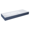 UMYWALKA LEVEL 120 LEWA ŚCIENNA, SOLID-SURFACE BICOLOR WHITE MATT / NAVY BLUE MATT ELITA RE041461236210