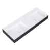 UMYWALKA LEVEL 120 DUO ŚCIENNA, SOLID-SURFACE BICOLOR WHITE MATT / BLACK MATT ELITA RE041461246030