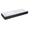 UMYWALKA LEVEL 120 DUO ŚCIENNA, SOLID-SURFACE BICOLOR WHITE MATT / BLACK MATT ELITA RE041461246030
